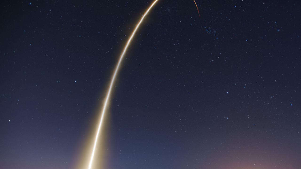 Light in space