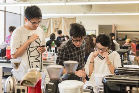 Students in the UC Davis class, “Design of Coffee”
