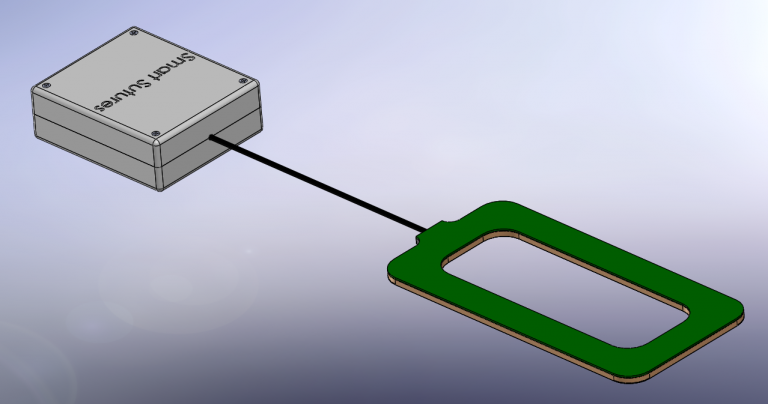 Computer model of the Smart Suture