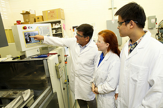 Scientists in lab
