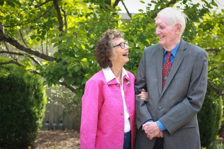 Professor Emeritus Richard Dorf and his wife, Joy