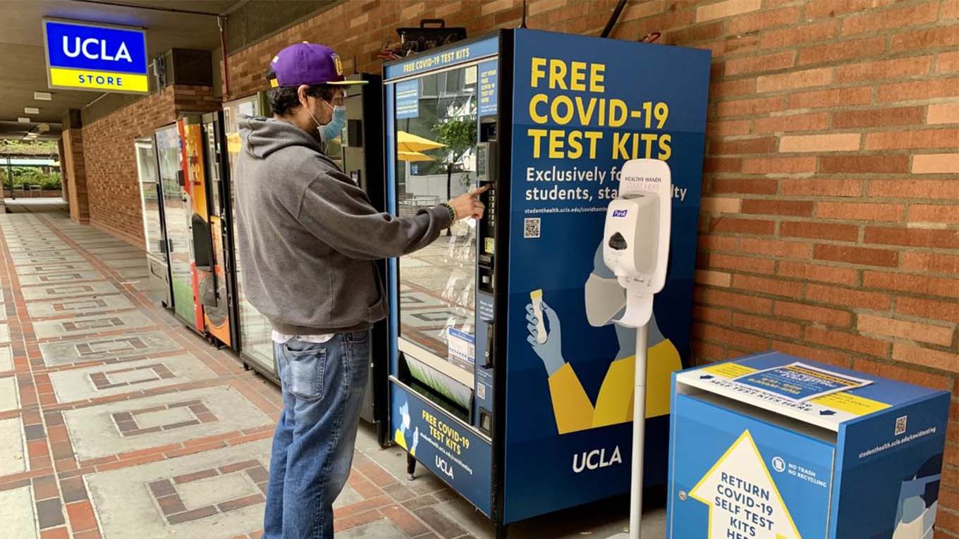 COVID 19 test vending machine