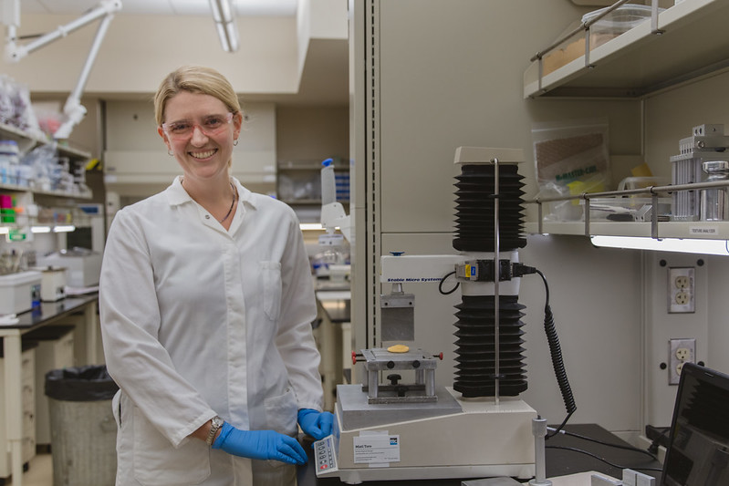 Gail Bornhorst in her lab