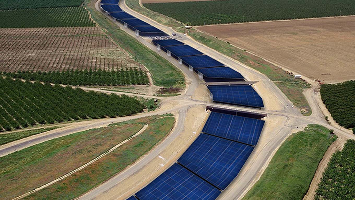 Solar Panels Over Canals Can Save Money, Energy and Water, Study Shows