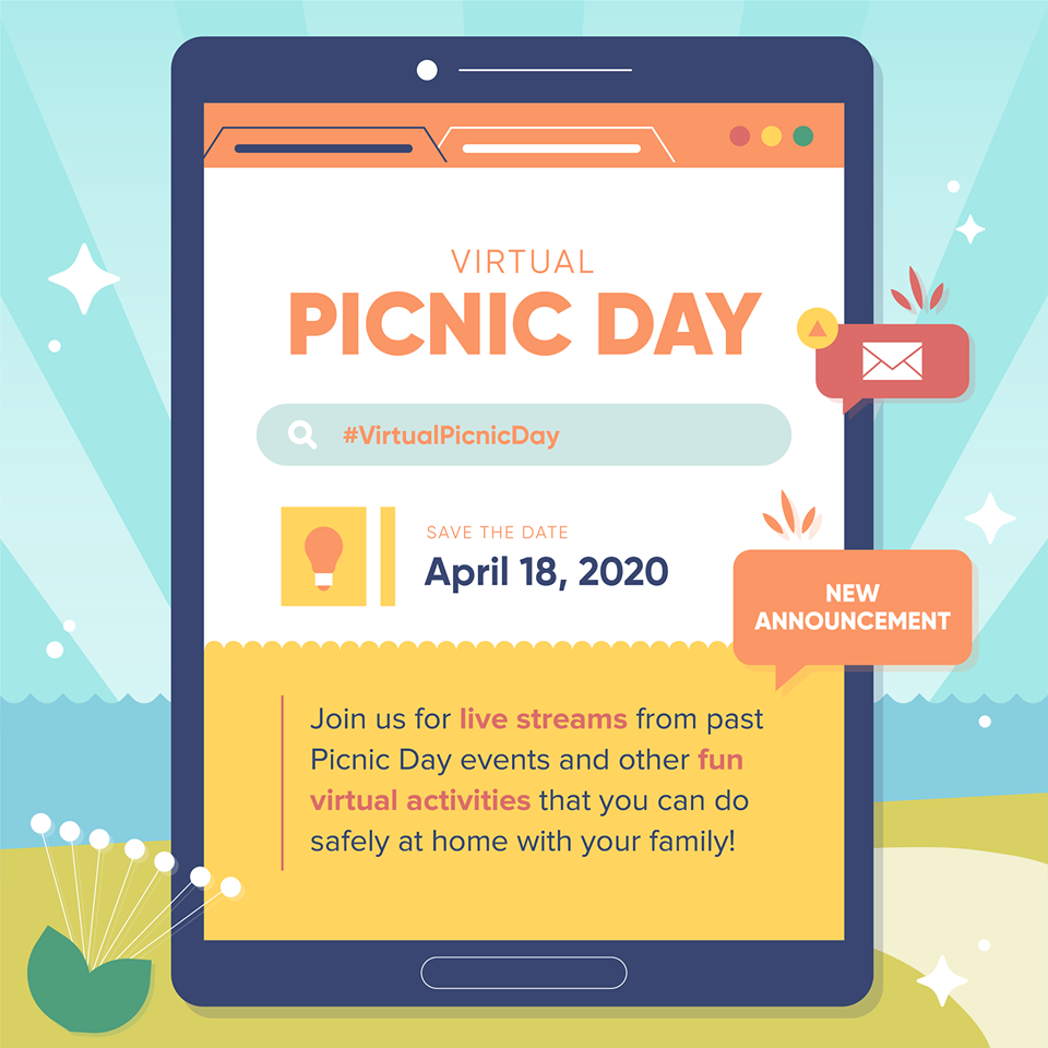 Virtual Picnic Day flyer