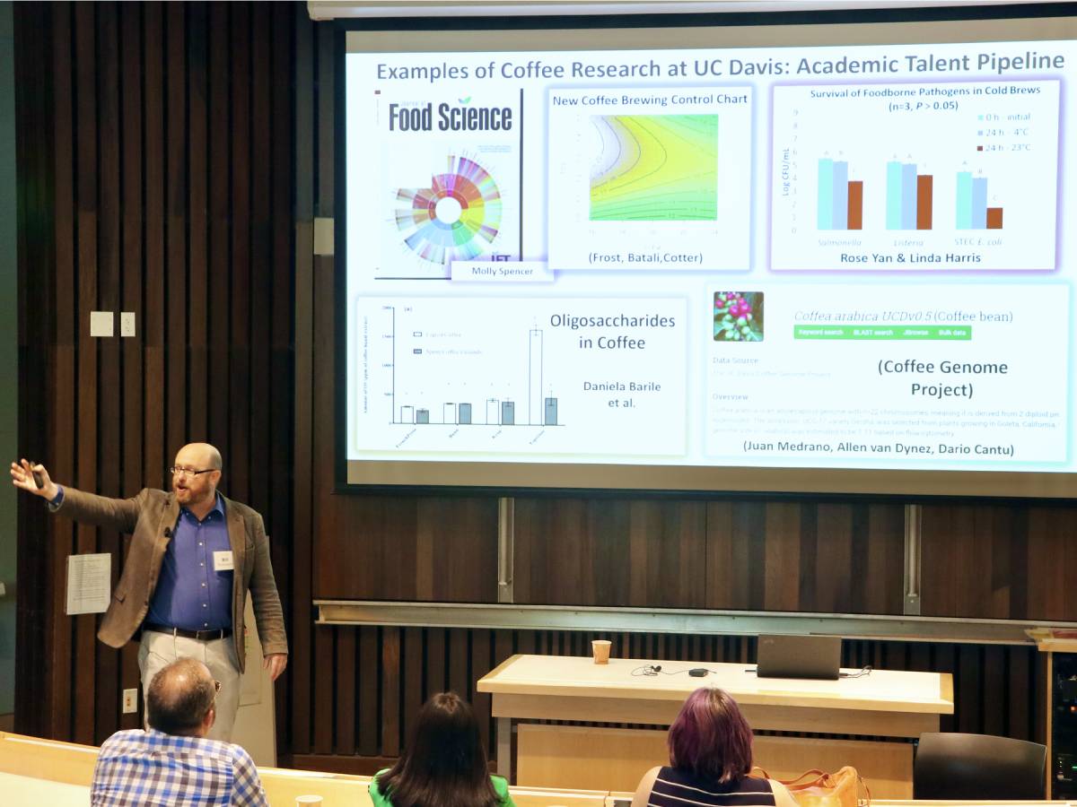 Dr. Bill Ristenpart presents on UC Davis’ coffee research