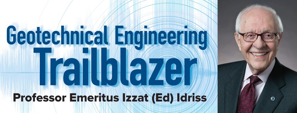 Izzat (Ed) Idriss, professor emeritus of civil and environmental engineering