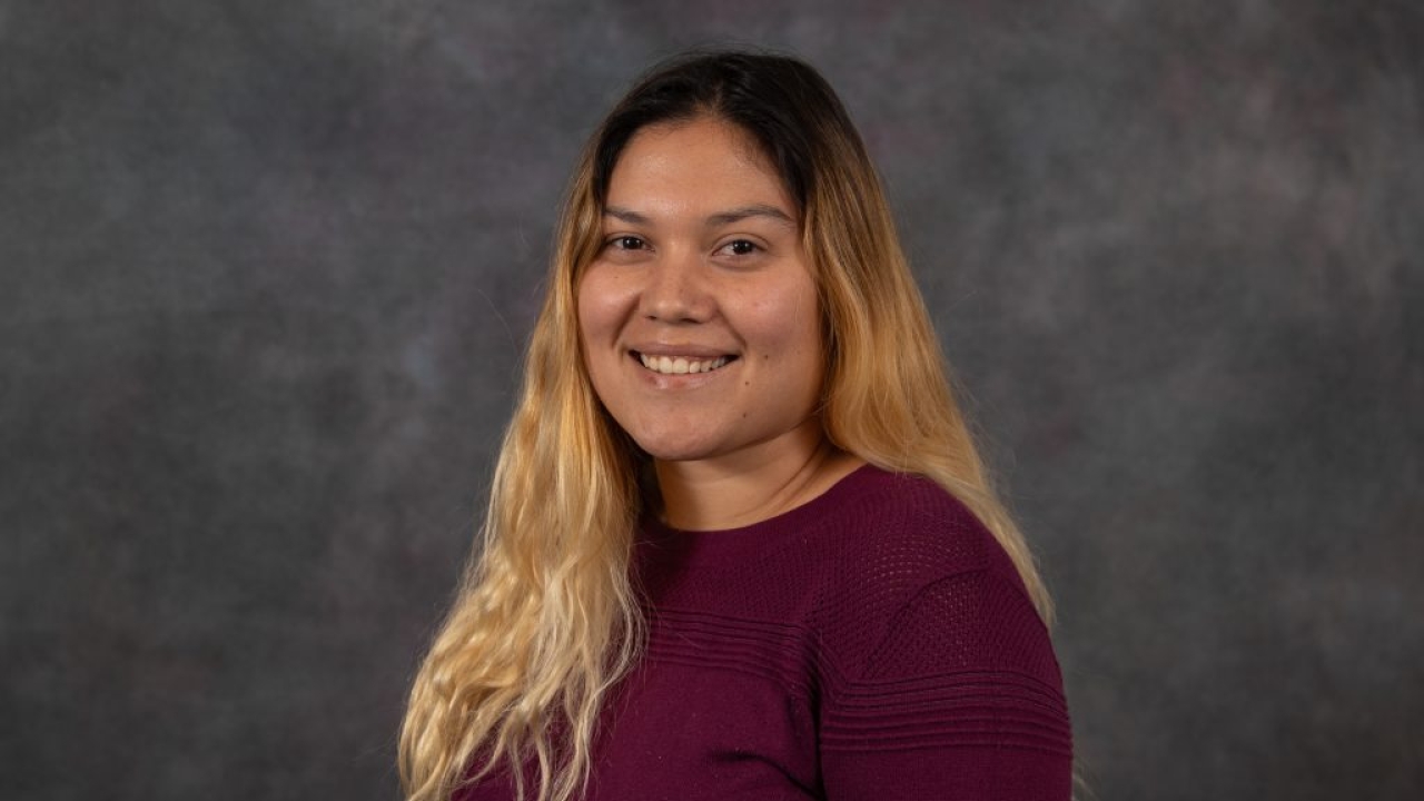 Alex Villanueva, Communications Associate. (Reeta Asmai/UC Davis) uc davis engineering staff spotlight communication associate alex villanueva