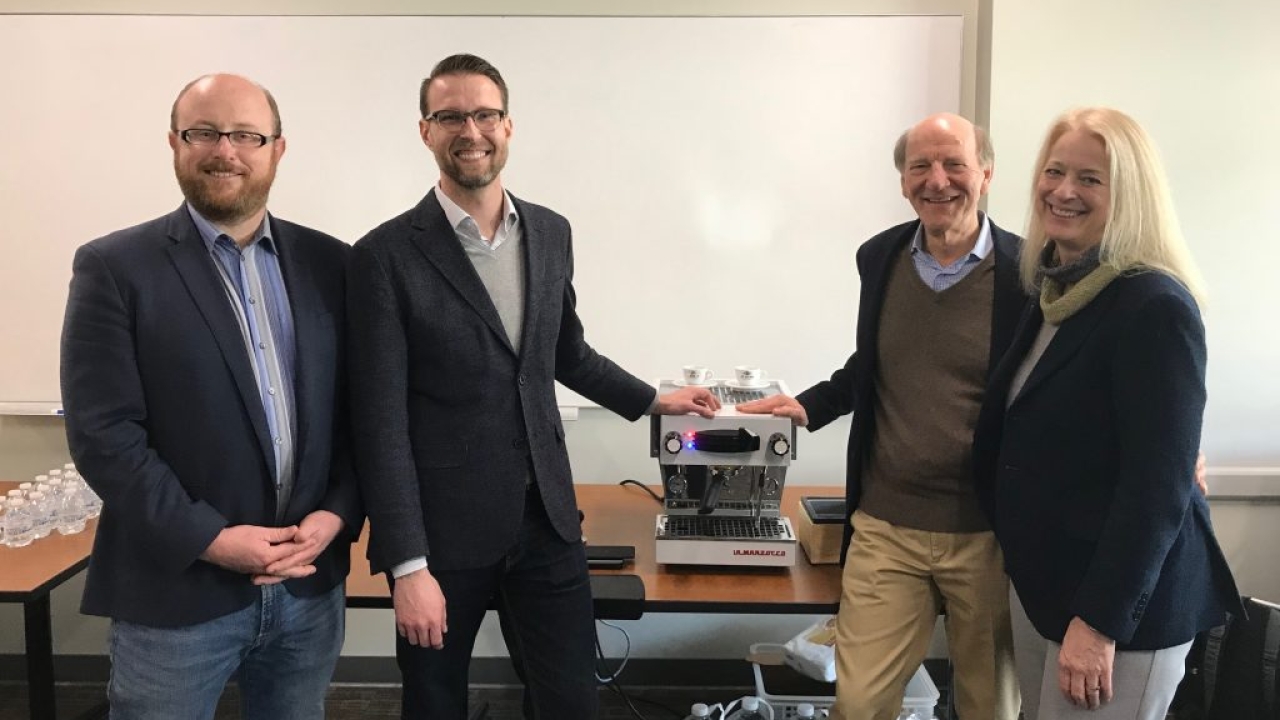 La Marzocco group and Professor William Ristenpart