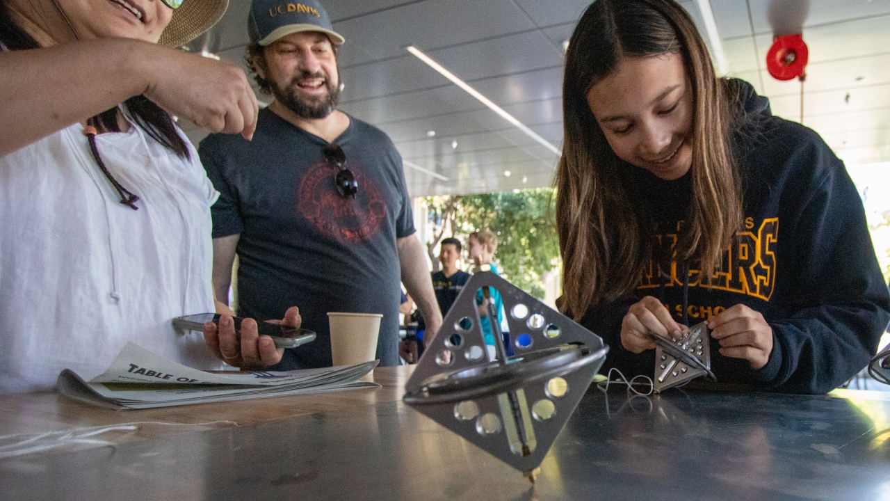 Gyroscope competition at Picnic Day UC Davis