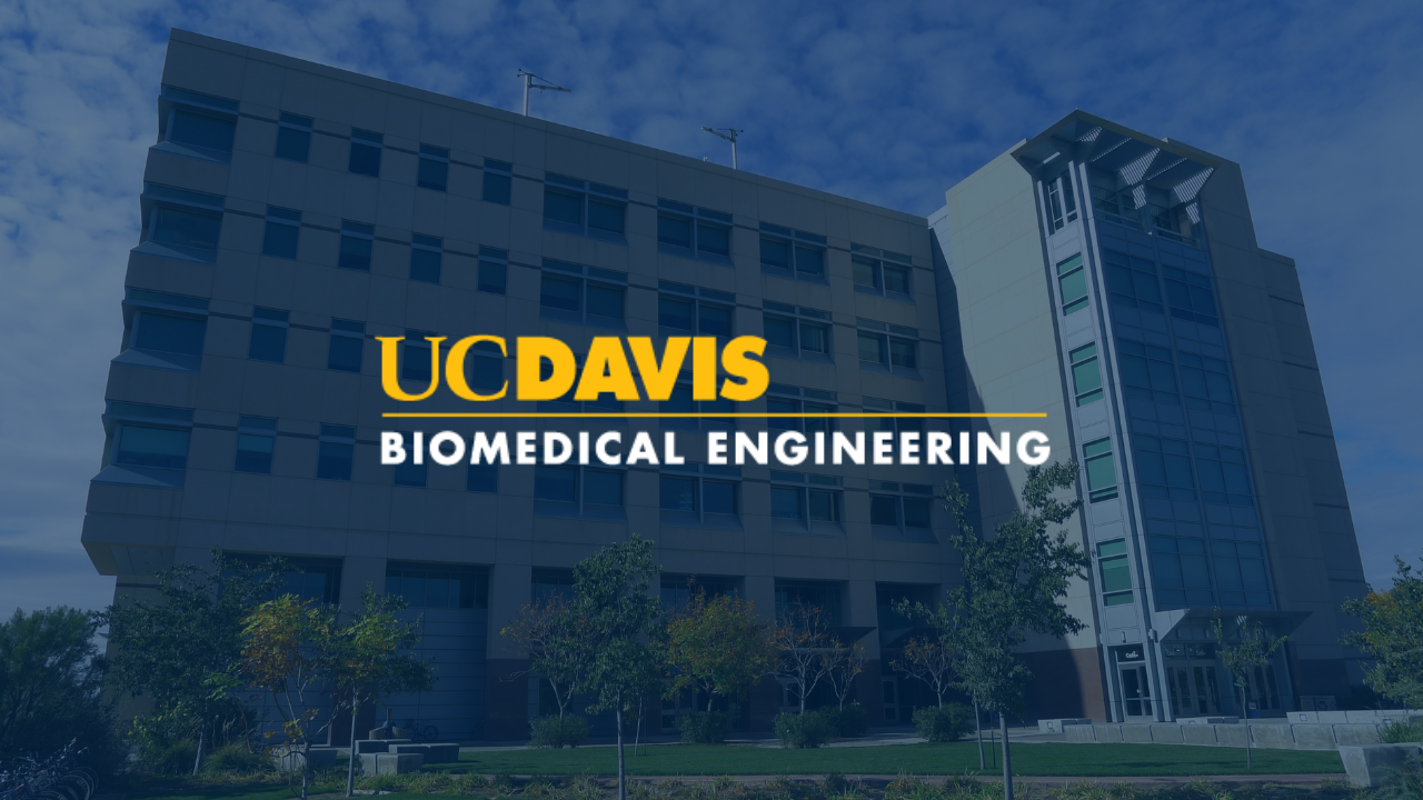 UC Davis Genome and Biomedical Sciences building with the BME logo on top