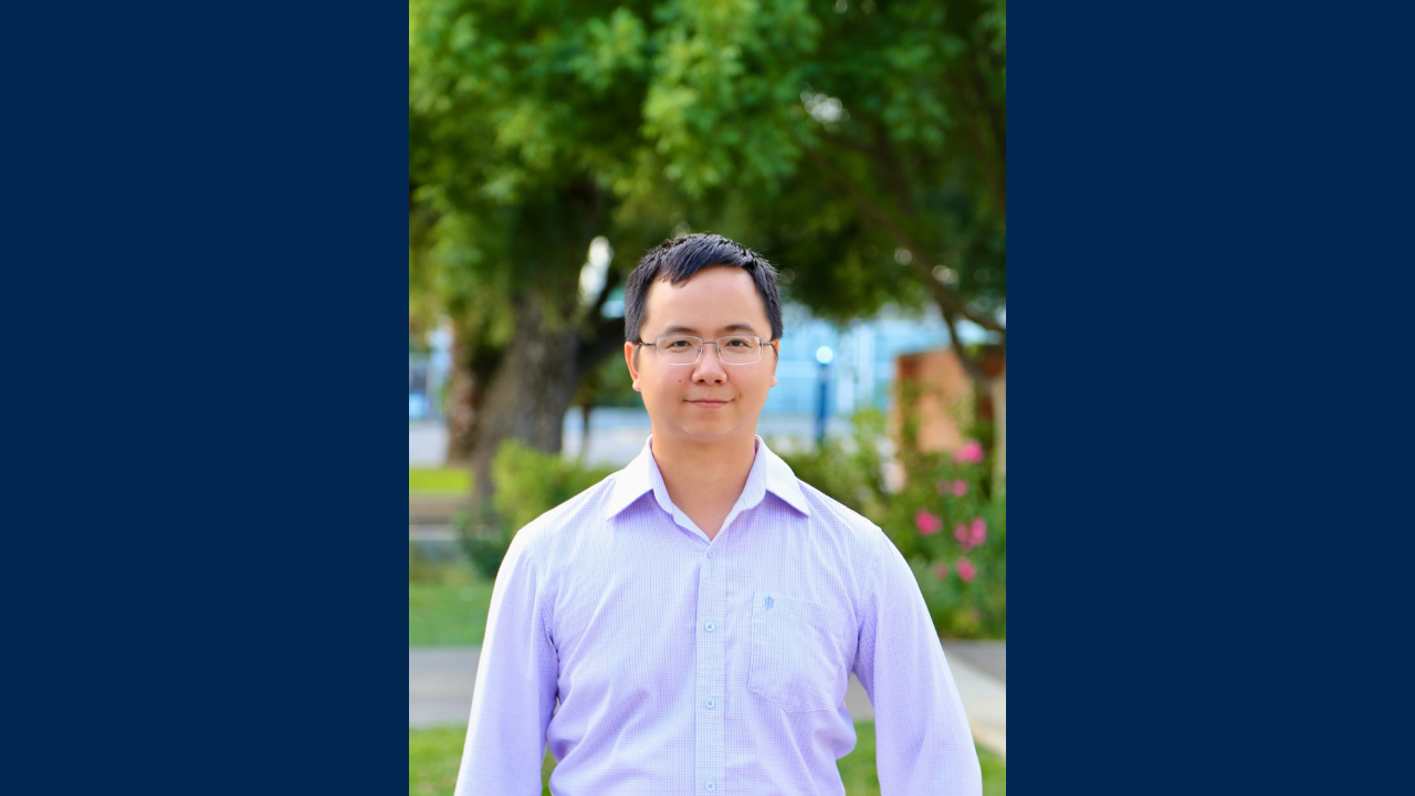 Headshot of Phat Nguyen in an outdoor setting