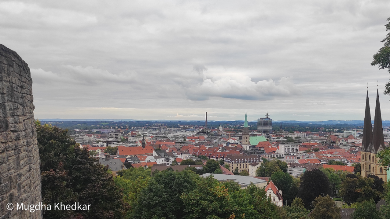 Scenic overview of city