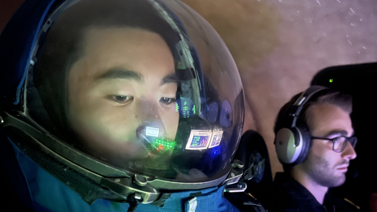 Li in a spacesuit