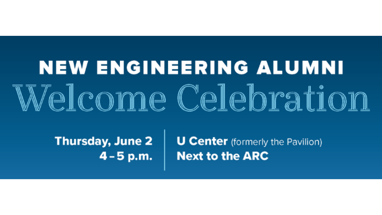 header for new alumni welcome celebration