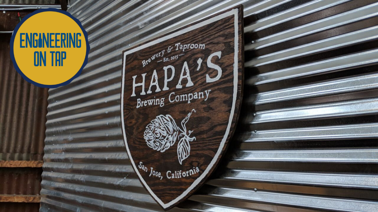 hapa's brewing sign