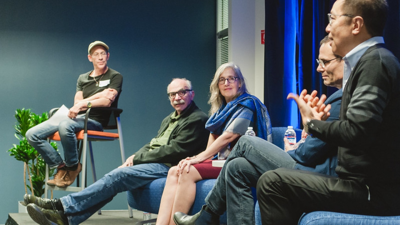 Panel of guest speakers at Night of Design 2019