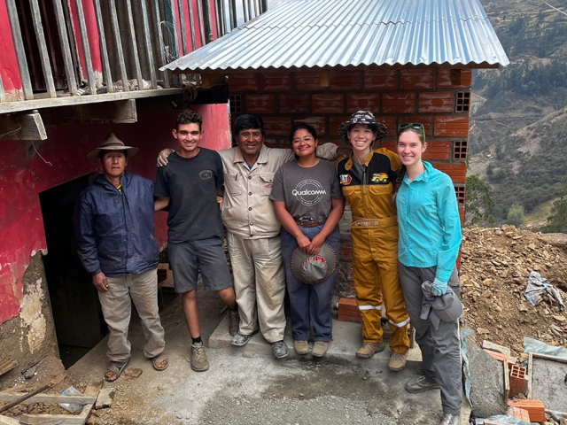 group of engineers in bolivia