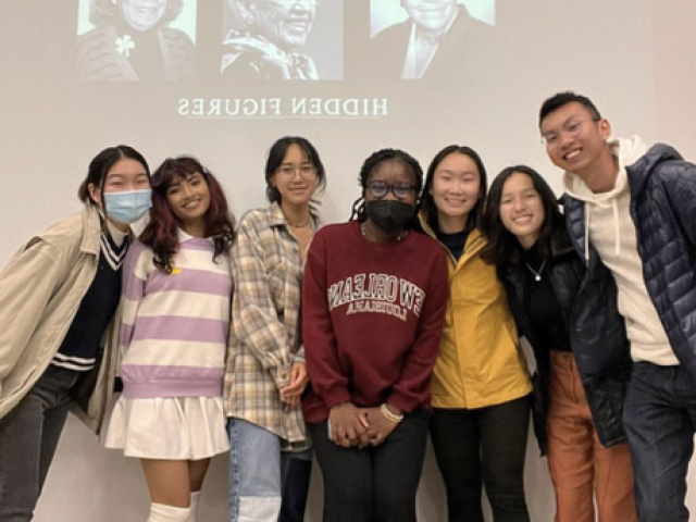 Members of FACE pose for a group photo