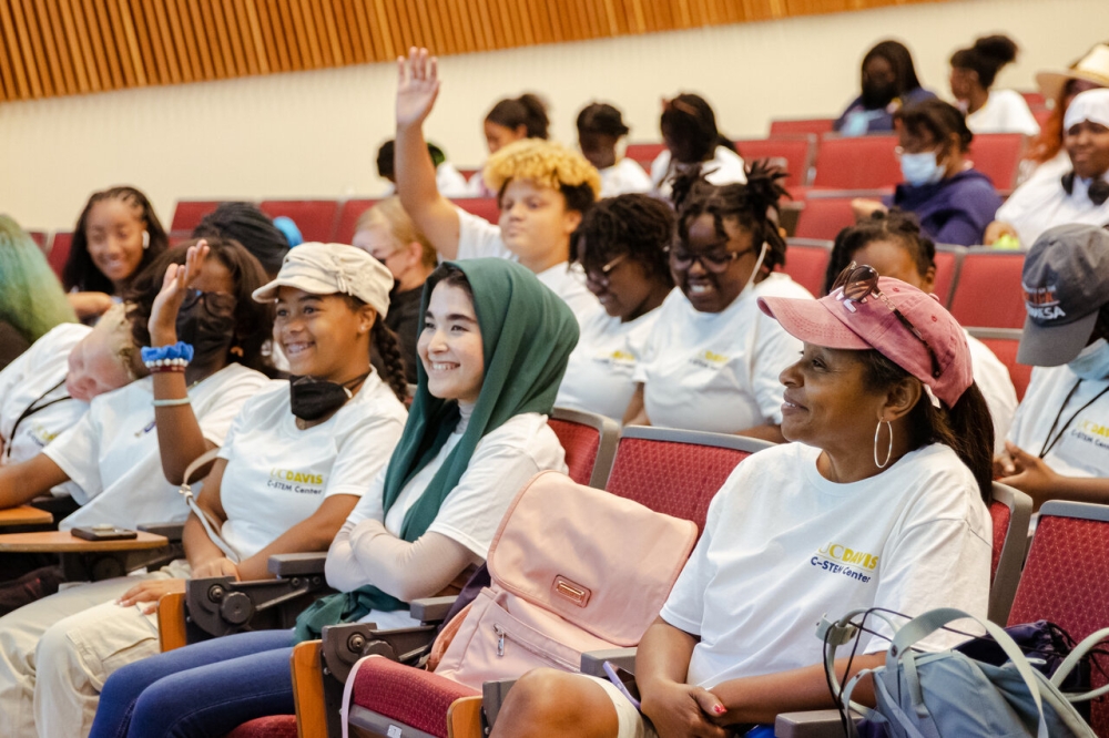 uc davis ujima day black african american girls stem robotics leadership camp