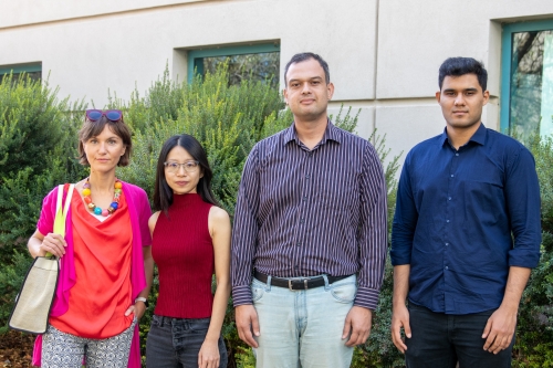 Professor Magdalena Wojcieszak and others gather for group photo