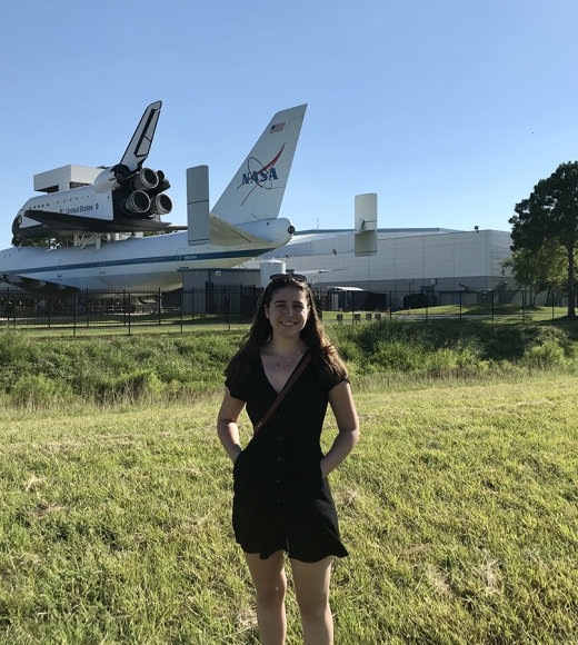 Kylie Cooper at NASA Johnson Space Center