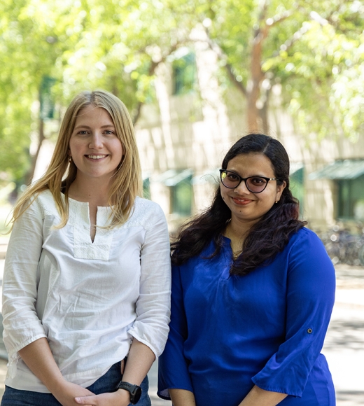 Emma Bernard and Nushrat Naushin