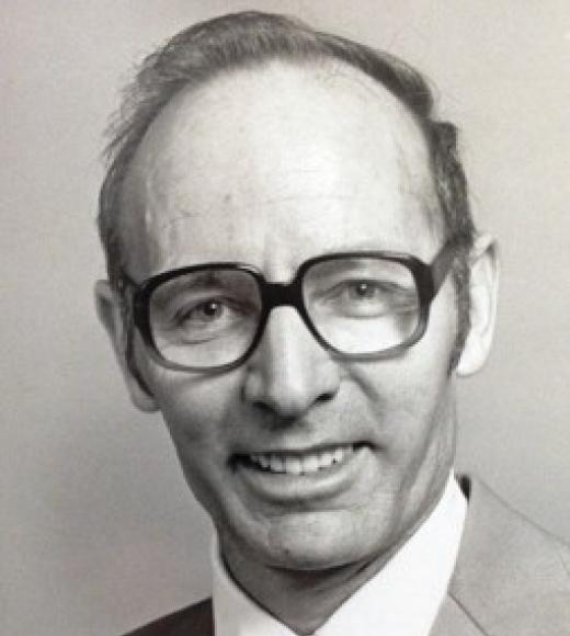 A portrait of Roger E. Garrett