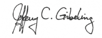 Jeffery C. Gibeling signature