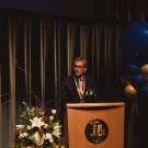 Michael Hurlston speaking at the 2019 Alumni Celebration