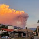 The Ranch 2 Fire burns in Southern California in August 2020