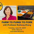 farm to fungi to fork featuring professor ruihong zhang and myco-foods