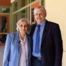Dean Corsi and Speaker Jayathi Murthy posing for a photo