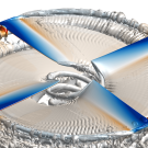 Colorful computer generated image showing fluid dynamics