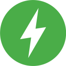 lightning bolt icon