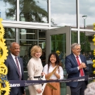 Diane Bryant '85 cuts ribbon at ESDC grand opening