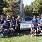 The UC Davis team group photo at the EcoCAR EV Challenge