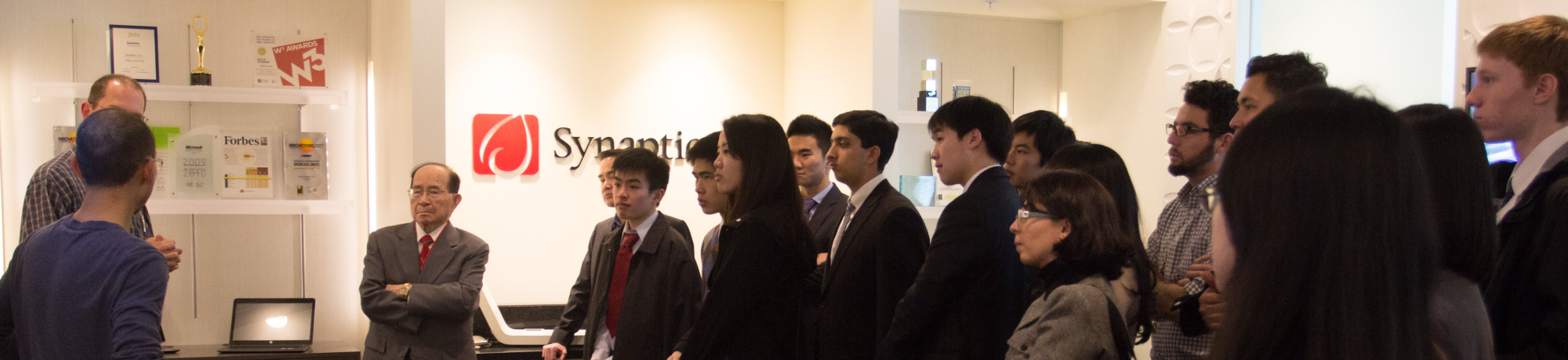 UC Davis Engineering students at Synaptics headquarters